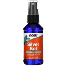 NOW Foods, Silver Sol, срібло, 50 мкг, 118 мл (4 рідк. унції)